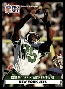1991 Pro Set #608 Rob Moore New York Jets Football Card NM - Picture 1 of 2