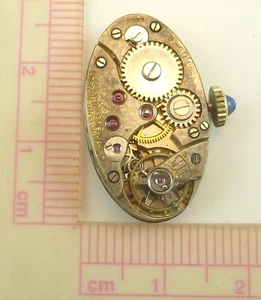 H & E Rossel Wrist Watch Movement - Good Balance - Parts Repair - Picture 1 of 5