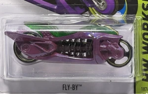 HW HOT WHEELS 2013 HW WORKSHOP #187/250 FLY BY MOTORCYCLE HOTWHEELS PURPLE VHTF - Picture 1 of 11