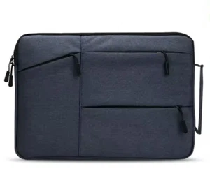 Borsa PC Porta Computer Portatile Laptop Notebook Fino A 15.6”pollici Blu Cover - Foto 1 di 7