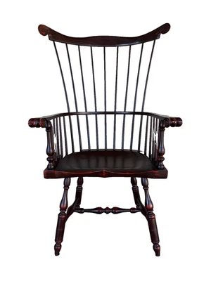 SILLÓN ASHLEN MUEBLES ESTILO PHILADELPHIA ACABADO CREPITANTE PEINE RESPALDO Foto 1 de 4