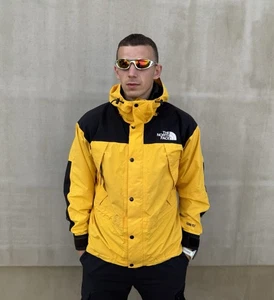 The North Face Gore-Tex Mountain Jacket Yellow Black Men’s S Vintage 90s TNF - Picture 1 of 24