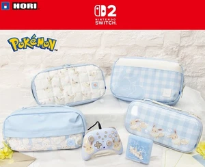 HORI para Nintendo Switch 2 Esponjoso Eevee Bolso de Hombro Estuche para Tarjetas, etc. JAPÓN NUEVO - Imagen 1 de 94