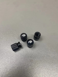 4x Mazda Speed Staubkappen Rad Reifen Ventil in Schwarz MX-5 Mazdaspeed 1 3 6 RX - Bild 1 von 7