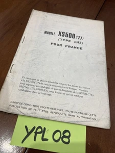 Yamaha XS500 1H2 1977 supplèment additif catalogue liste pièces détachées 500 XS - Bild 1 von 7