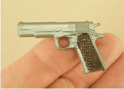 Винтажный 1964 Hasbro GI Joe #7517 командный пункт .45 пистолет тонкая рукоять C7 - Изображение 1 из 4