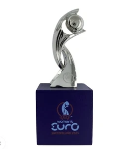 UEFA WOMEN'S EURO SWITZERLAND 2025 OFFICIAL 3D TROPHY ENGLAND SPAIN - Picture 1 of 2