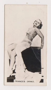 Frances Drake 1937 Carreras Film Stars Tobacco Card #18 - Picture 1 of 2