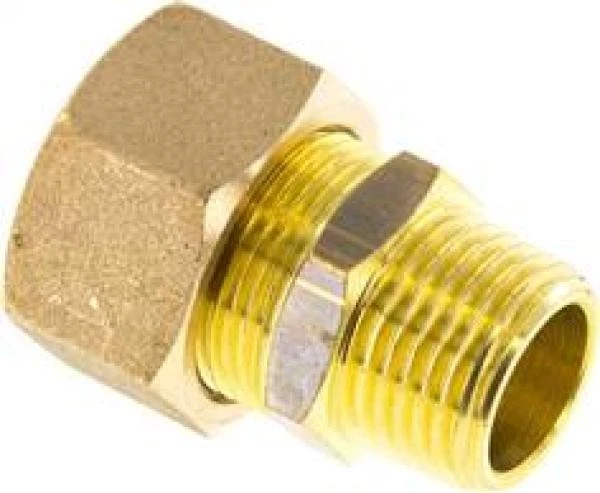 Pack of 8 - LANDEFELD - KGE 1218 KON MS - Straight screw-in fittings - Like new - Photo 1/1