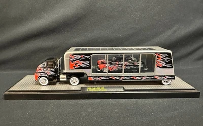 M2 Machines 1956 Ford C-500 COE & 1949 Mercury Custom Trailer Auto-Haulers Model - Image 1 of 4