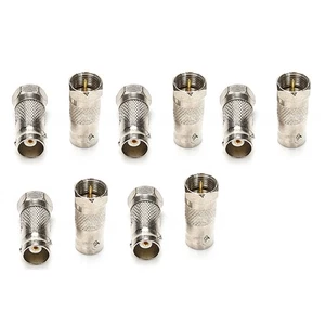 BNC Female to F Type Male Adapter Connector Durable Replcement Commponents - Picture 1 of 6