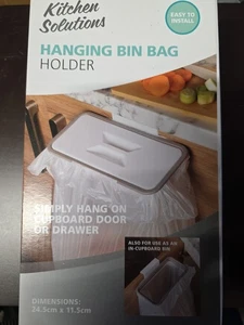 New Removable Attach-A-Trash Hanging Bag Holder Home Kitchen Rubbish Waste Bin - Picture 1 of 1