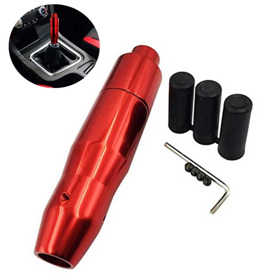 Universal Auto Accessories Automatic AT Car Shift Knob Gear Stick Shifter Red Foto 1 de 4