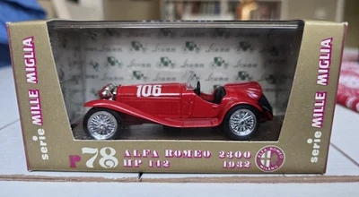 BRUMM 1:43 Mille Miglia # R78 Alfa Romeo 2300 1932 HP 142 No. 106 Diecast Car - Image 1 of 4