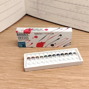 LIQUITEX Miniature ACRYLIC COLOR PAINT 2" Mini Figure Dollhouse Stationery Toy - Picture 1 of 4