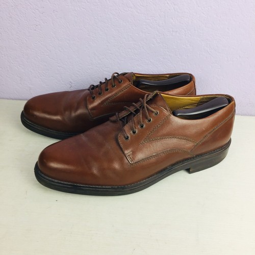 Scarpe eleganti da uomo CLARKS Oxford 36793 marroni in pelle taglia 11 5 M Made in Italy