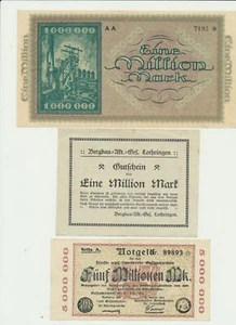 Notgeld Scheine Westfalen Gelsenkirchen/Gerthe /Hattingen-Ruhr 1923 - Bild 1 von 2