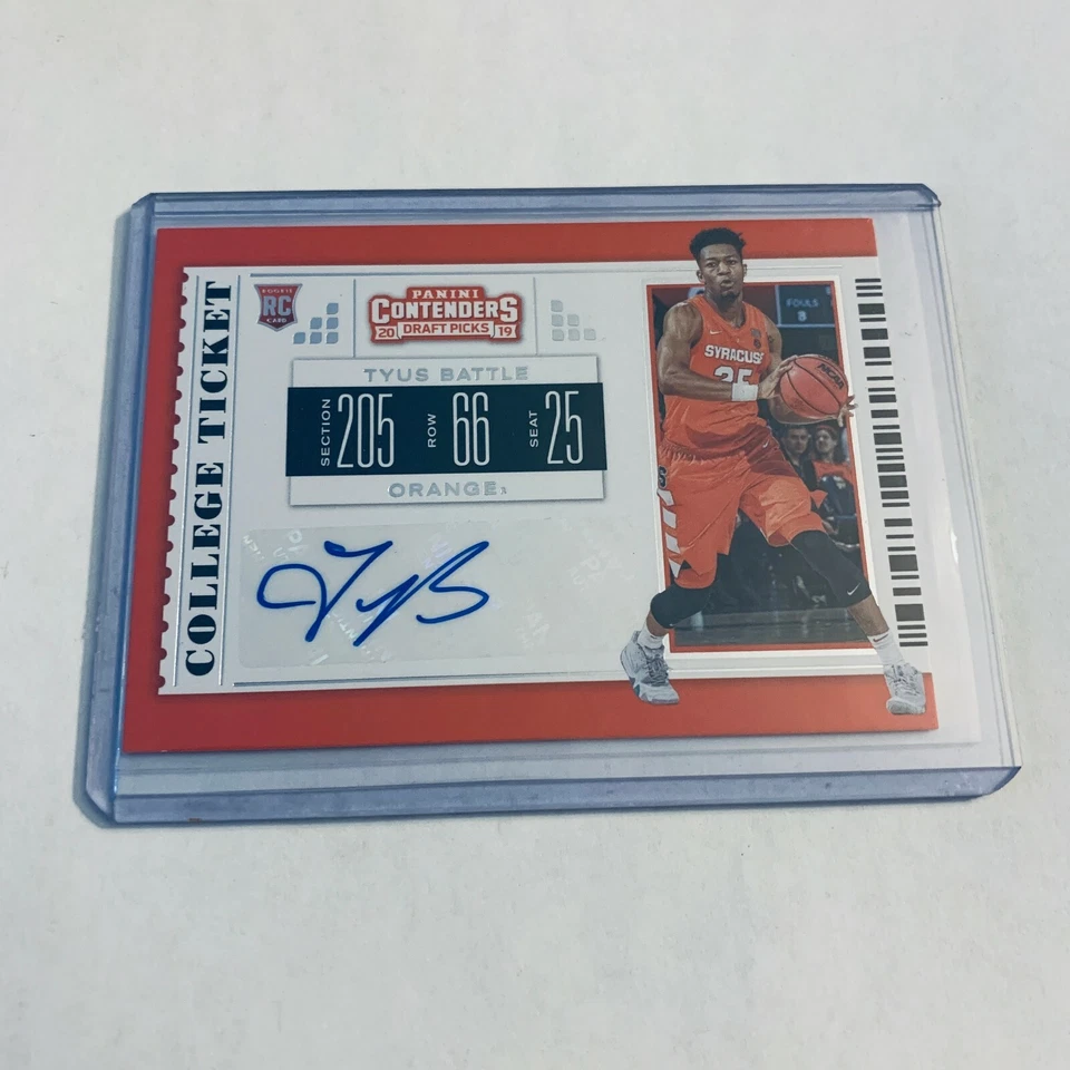 F96263  2019-20 Panini Contenders Draft Picks #115 Tyus Battle AUTO RC - Image 1 of 1