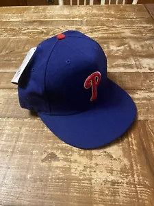 Vintage 90's Philadelphia Phillies Fitted 6 3/4 Hat Cap New Era 5950 MLB - Picture 1 of 11
