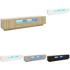 TV Cabinet with LED Lights TV Unit Stereo Hifi Cabinet Multi Colours vidaXL