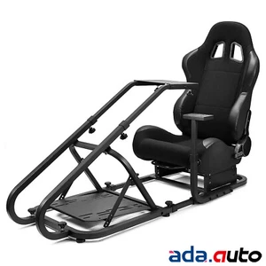 Racing Simulator Cockpit with Seats For Logitech G25 G27 G2 G920 Thrustmaster - Picture 1 of 7