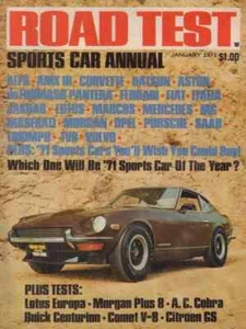 1971 sports cars vintage Road Test. 240-Z, Corvette-Ferrari-Porsche-more-lot/2 - Imagen 1 de 4