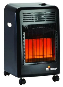 Mr. Heater 18000 BTU Propane Portable Space Heater Black Convection Floor Warmer - Picture 1 of 6