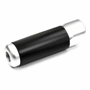 SHIFT SOLUTIONS CO. ANODIZED SILVER ALUMINUM E-BRAKE HANDLE FITS LANCER EVO X MR - Bild 1 von 1
