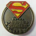 Vintage 1984 SUPER POWERS Belt Buckle Brass Superman DC Comics Lee Co.
