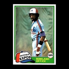 Rowland Office 1981 Topps Montreal Expos #319 Nice! 1