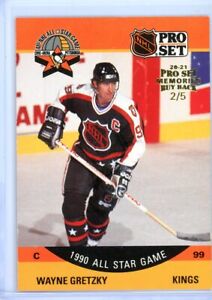 Leaf Hockey 20-21 Pro Set 1990 Memories Buy Back All Star 2/5 Wayne Gretzky
