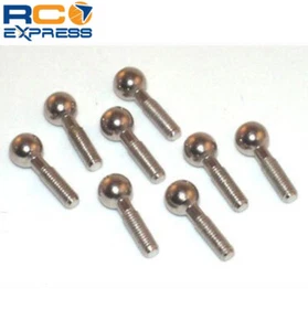 GPM Racing Associated Nitro Tc3 chrome Steel Pillow Ball Set NTC3007S - Picture 1 of 1