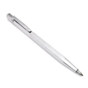Wolframhartmetall Schreibstift mit Spitze - silber Sechseck - Bild 1 von 4