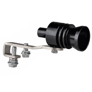 Car Turbo Sound Whistle Exhaust Tailpipe Blow Off Valve Bov Universal XL Black F - Picture 1 of 9