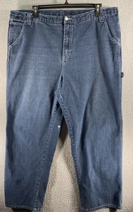 Craftsman Jeans Men's 44x32 Blue 100% Cotton Carpenter Gorpcore Work Outdoors - Picture 1 of 21