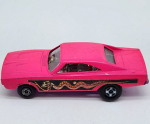 Vintage Lesney Matchbox Superfast Dodge Dragster No. 70 1971 Pink Purple Base
