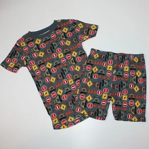The Children's Place Boy's Construction Print Pajama Sleepwear Set size 10 NWOT - Picture 1 of 3