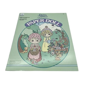 Vintage Precious Moments Paper Dolls New Uncut 1992 Golden Book - Picture 1 of 4