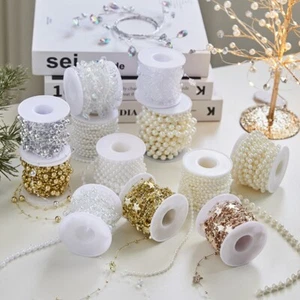 Artificial Christmas Decoration Fishing Line Christmas Beads Chain Hotel - Picture 1 of 14