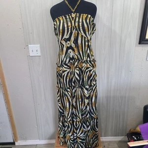 Apple Bottom Dress Women's 2XL Sleeveless Elastic Waist Maxi Y2K Festival Beach - Picture 1 of 11