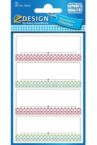 Avery 12x Etiquettes Autocollant Siegel Einmach-Etiketten Küchen-etiketten - Afbeelding 1 van 2