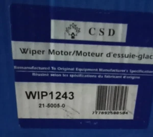 Reman Wiper Mtr 1243 for Nissan Pulsar 87-90 - Picture 1 of 3