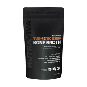 New NutraViva NesProteins Bone Broth Turmeric Beef 100g - Picture 1 of 1