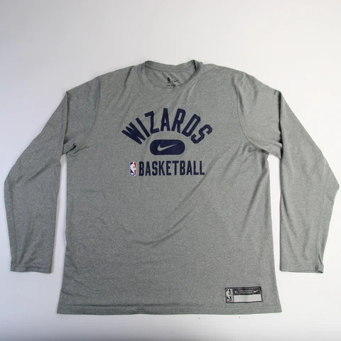 Washington Wizards Nike NBA Authentics Dri-Fit Long Sleeve Shirt Men's Used Cover