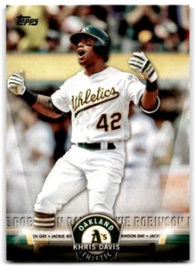 2018 Topps Salute Khris Davis Oakland Athletics #TS-11 - Picture 1 of 2