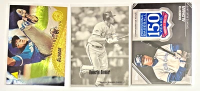 Hoja 2004 1947-66 PSIG impresa en firma facsímil de EE. UU./66 Roberto Alomar Salón de la fama Foto 1 de 2