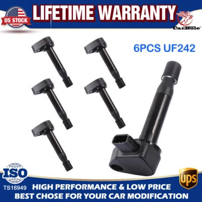 Bobina de 6 bobinas de encendido para Honda Odyssey Acura V6 1999-2009 3,0 L 3,2 L 3,5 L UF242 Foto 1 de 4