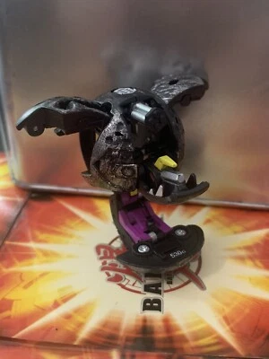 Husillo mecánico Bakugan 530 g Ventus bola metálica negra solo raro Foto 1 de 3