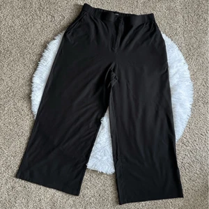 Eileen Fisher Wide Leg Pants Black Womens Size Medium - Picture 1 of 8