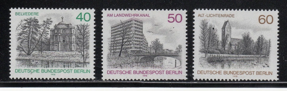 Germany 1978 SC# 9N422 - 9N424 - Berlin Views -Three Stamps M-NH Lot # 200 - Image 1 of 1